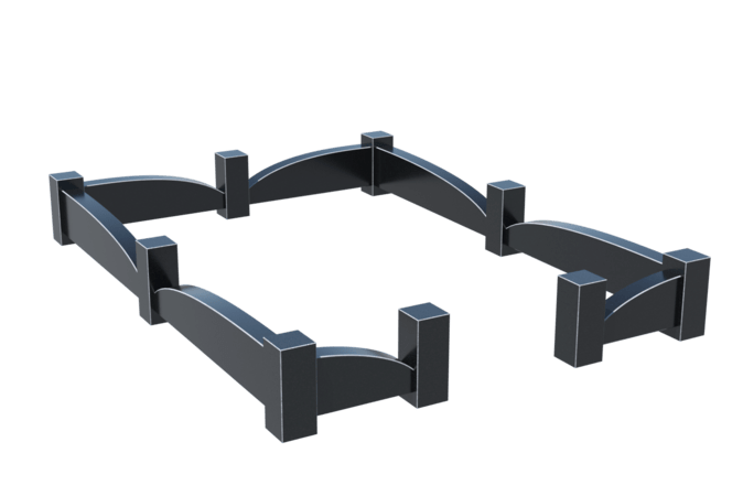 Цоколи на могилу в Нижнем Тагиле | Цоколь на могилу №0038