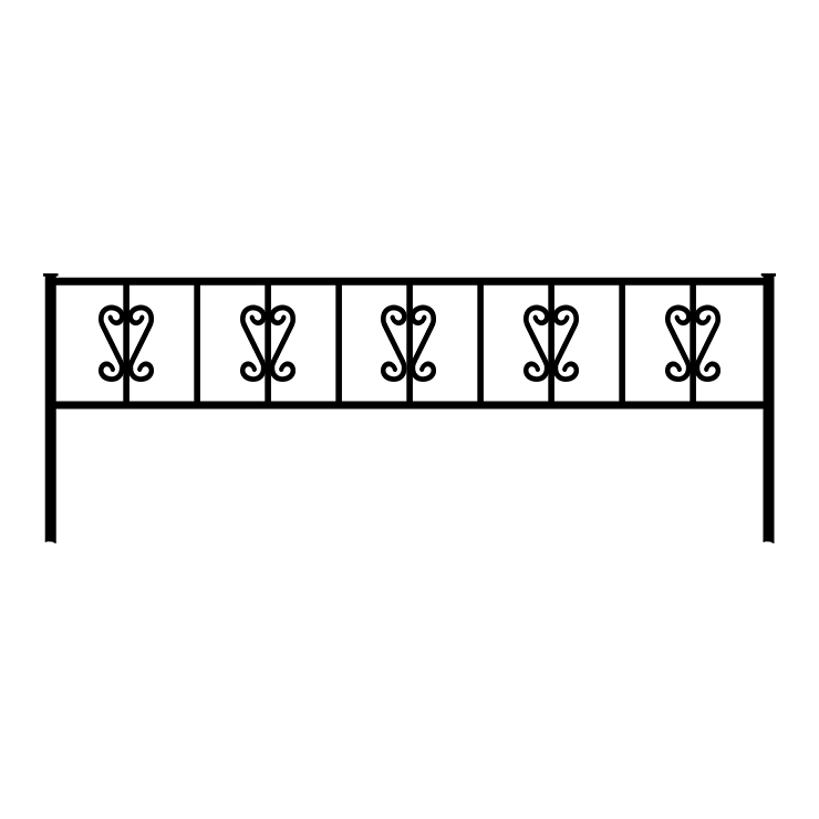 Металлические оградки, столы, скамейки в Нижнем Тагиле | Оградка №8