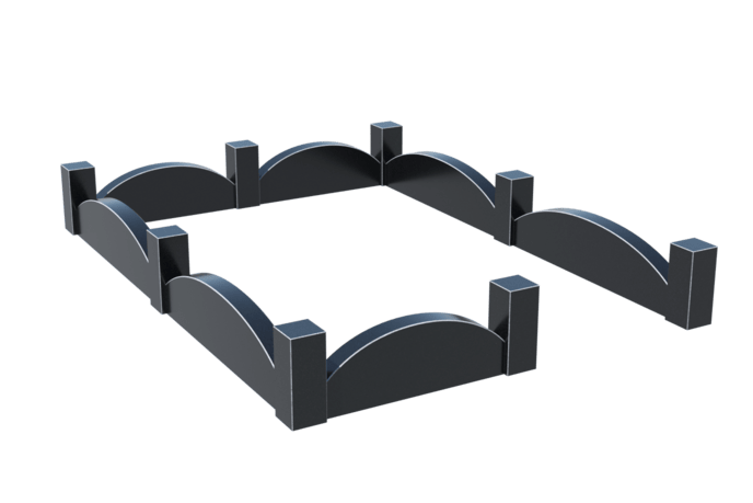 Цоколи на могилу в Нижнем Тагиле | Цоколь на могилу №0001