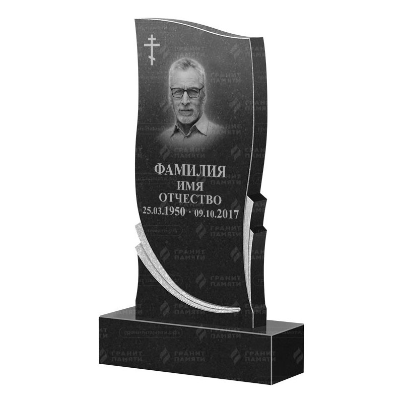 Памятники из гранита вертикальные в Нижнем Тагиле | Гранитный памятник ФГ-044
