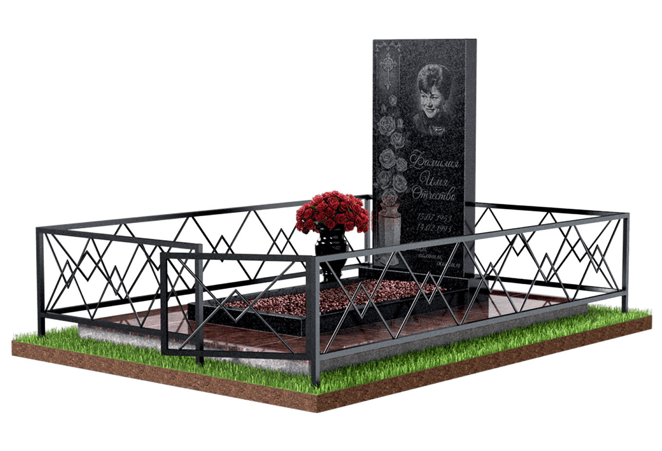 Благоустройство захоронения в Нижнем Тагиле