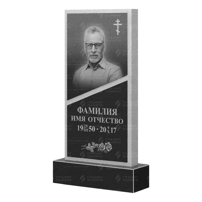 Памятники из гранита вертикальные в Нижнем Тагиле | Гранитный памятник ФГ-164