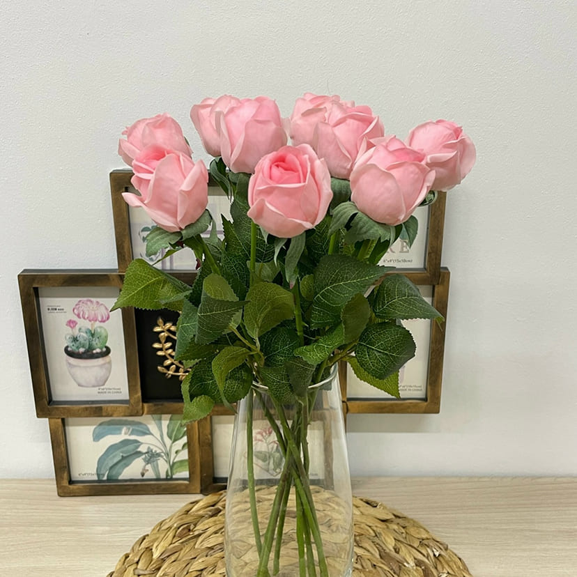 Искусственные цветы в Нижнем Тагиле | Цветок искусственный «Роза», нежно-розовая, одиночный