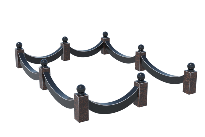 Цоколи на могилу в Нижнем Тагиле | Цоколь на могилу №0026