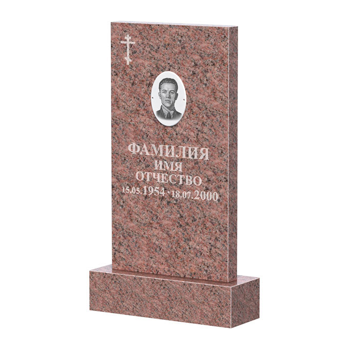 Памятники из цветного гранита в Нижнем Тагиле | Памятник из гранита Винга прямой