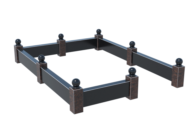 Цоколи на могилу в Нижнем Тагиле | Цоколь на могилу №0035