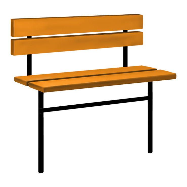 Металлические оградки, столы, скамейки в Нижнем Тагиле | Скамейка №3 со спинкой