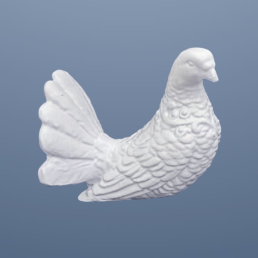 Скульптуры из искусственного мрамора на памятник | Голубь право