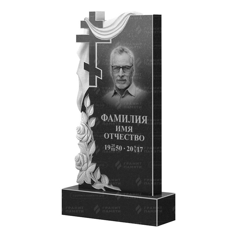 Памятники из гранита вертикальные в Нижнем Тагиле | Гранитный памятник ФГ-189