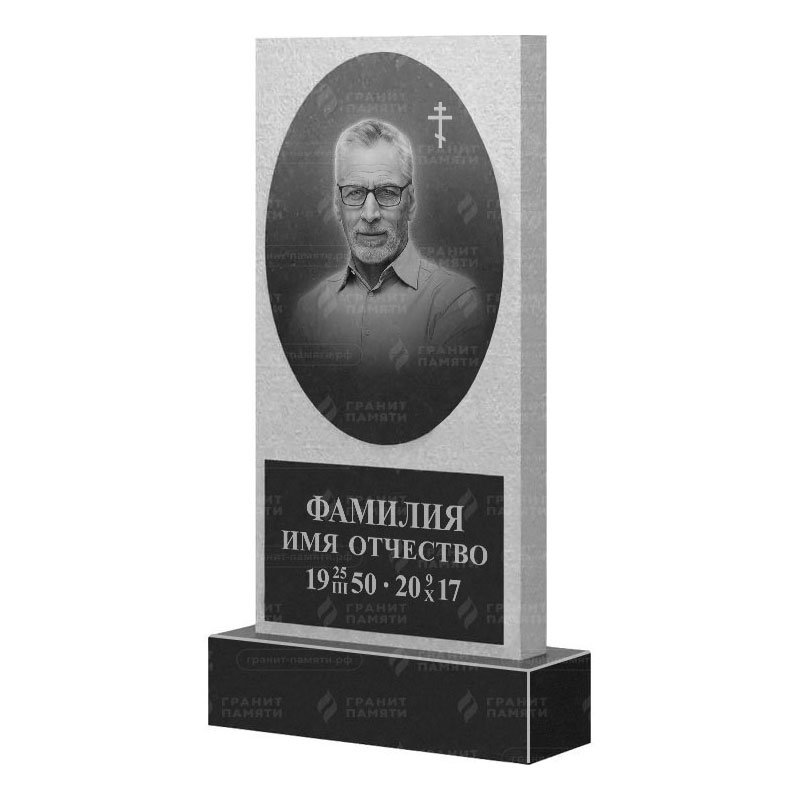 Памятники из гранита вертикальные в Нижнем Тагиле | Гранитный памятник ФГ-166