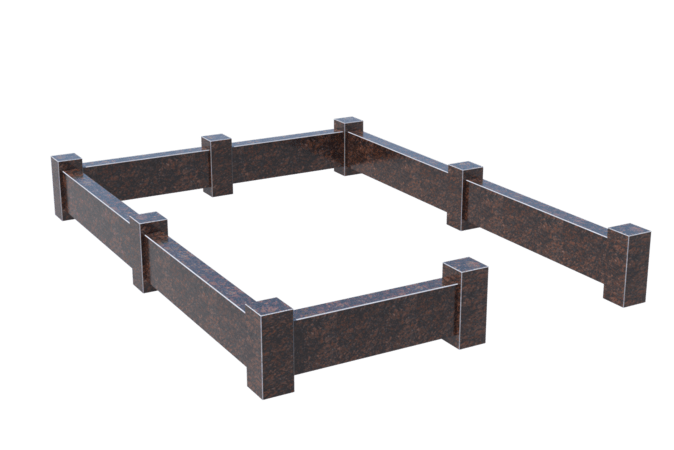 Цоколи на могилу в Нижнем Тагиле | Цоколь на могилу №0034