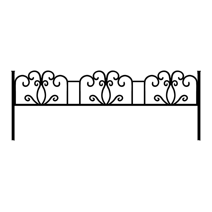 Металлические оградки, столы, скамейки в Нижнем Тагиле | Оградка №4