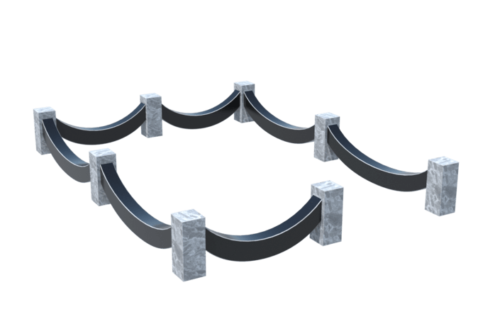 Цоколи на могилу в Нижнем Тагиле | Цоколь на могилу №0023