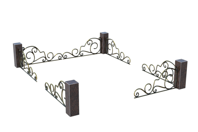 Цоколи на могилу в Нижнем Тагиле | Цоколь на могилу №0050