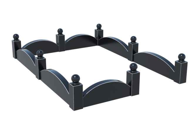 Цоколи на могилу в Нижнем Тагиле | Цоколь на могилу №0002