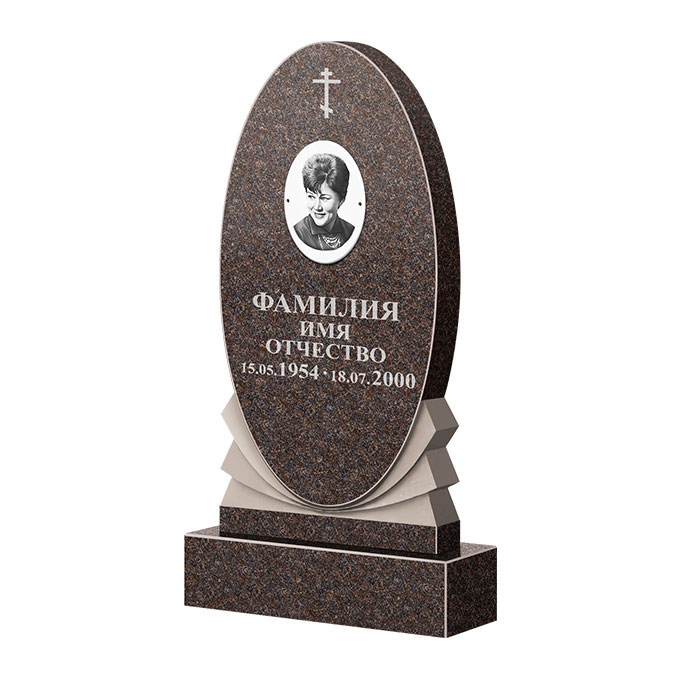 Памятники из цветного гранита в Нижнем Тагиле | Памятник из гранита Елизовский ФГЦ-068