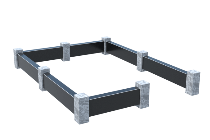 Цоколи на могилу в Нижнем Тагиле | Цоколь на могилу №0032