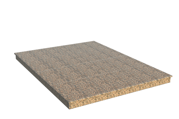 Площадки на могилу в Нижнем Тагиле | Площадка с вертикальной (10 см) облицовкой Южно-султаевским гранитом